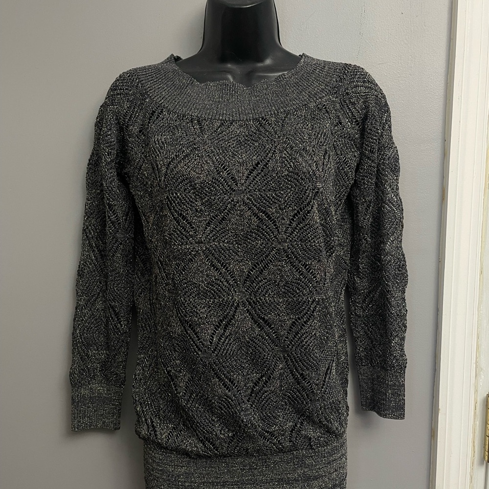 Chic Black Knit Sweater